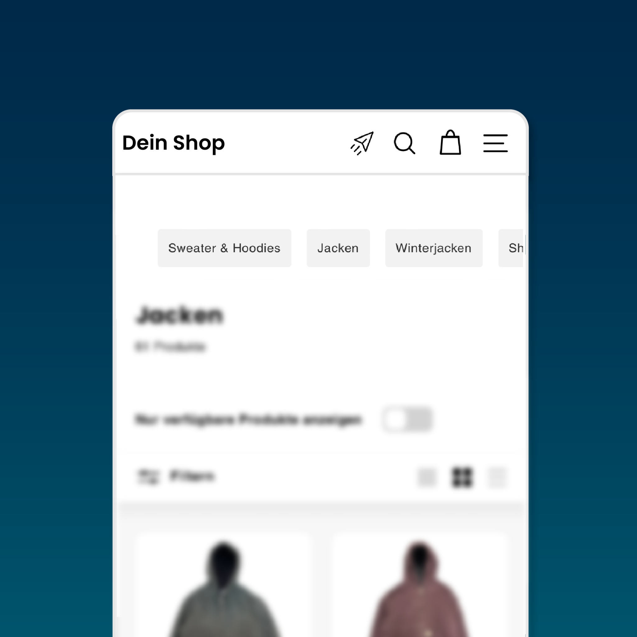 Kategorie Slider Section für Shopify-Shops von Floow Media: Präsentieren Sie Ihren Kunden auf ansprechende Weise die verschiedenen Kategorien, die Ihr Shop anbietet, und erleichtern Sie ihnen die Navigation durch Ihr Angebot.