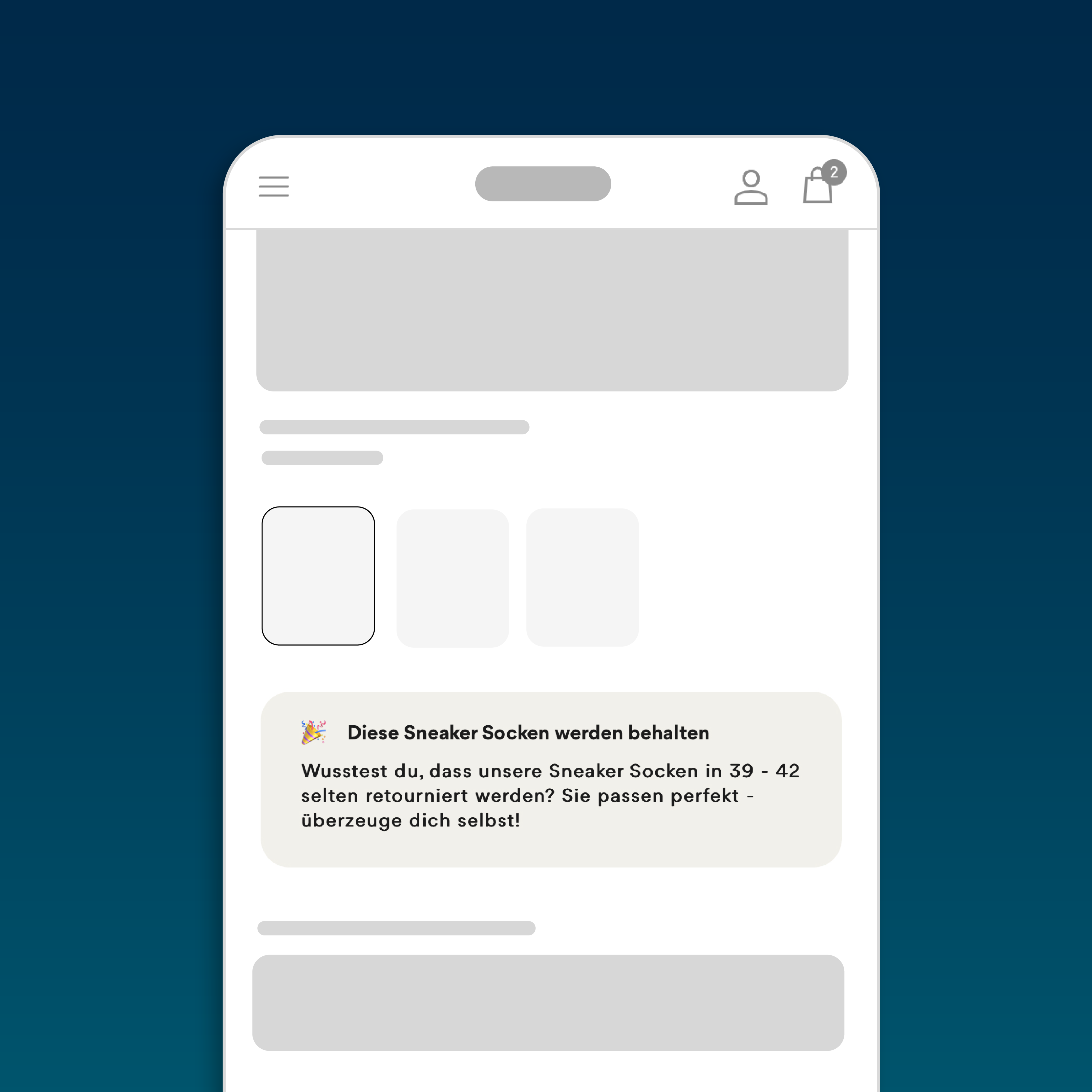 Kurzbeschreibung über Warenkorb