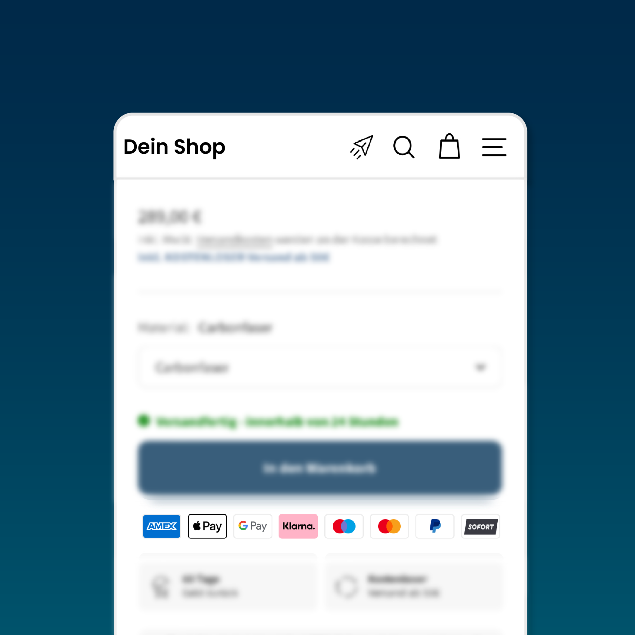 Zahlungsmethoden Section für Ihren Shopify-Shop von Floow Media: Zeigen Sie Ihren Kunden, wie sie in Ihrem Shopify-Shop bezahlen können. Präsentieren Sie eine Vielzahl von Zahlungsoptionen, um die Kaufabwicklung für Ihre Kunden zu erleichtern. Jetzt bestellen!